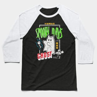 Spooky Cat Baseball T-Shirt